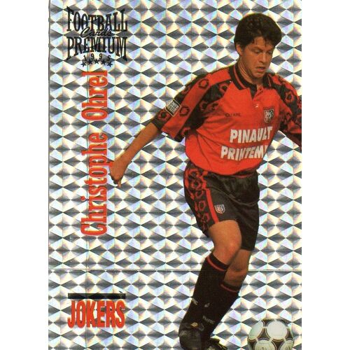 Carte Panini Football Premium Cards 1995 Christophe Ohrel N°J15 Jokers