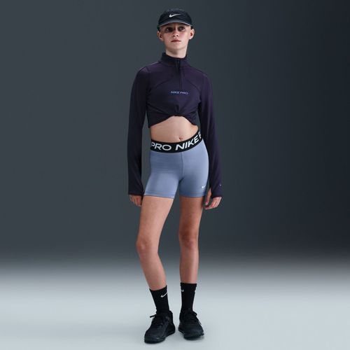 Short Nike Pro Pour Fille - Bleu