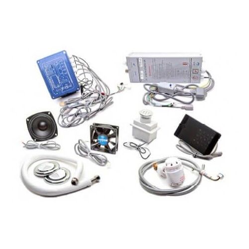 Kit hammam petit volume générateur vapeur 2,8kw affichage LCD avec accessoires