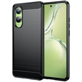 Coque Pour Oneplus Nord Ce4 Lite 5g - Housse Etui Silicone Gel Carbone + Verre Trempe - Noir