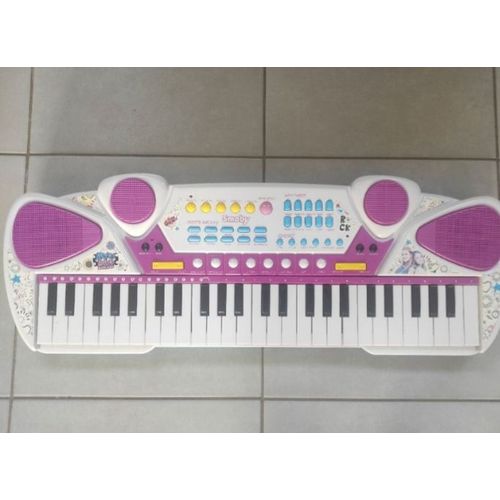 Piano Synthétiseur Électronique Enregistre Demo Multi Fonctions Jeu Creation Musicale Clavier Électrique Enfant Initiation Musicien En Herbe Smoby.