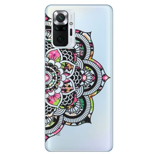 Coque Redmi NOTE 10 PRO Mandala fleur rose