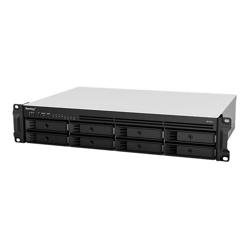 Synology RackStation RS1221+ - Serveur NAS - 8 Baies - rack-montable - SATA 6Gb/s - RAID 0, 1, 5, 6, 10, JBOD - RAM 4 Go - Gigabit Ethernet - iSCSI support - 2U