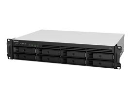 Synology RackStation RS1221+ - Serveur NAS - 8 Baies - rack-montable - SATA 6Gb/s - RAID 0, 1, 5, 6, 10, JBOD - RAM 4 Go - Gigabit Ethernet - iSCSI support - 2U