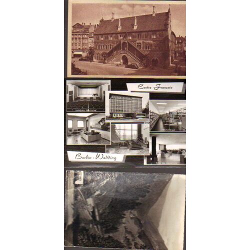 Lot De 6 Cartes Postales Semi-Modernes D'allemagne : Sarrebruck, Fribourg, Mulhausen, Berlin *