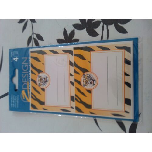 Etiquettes Scolaires Tigre