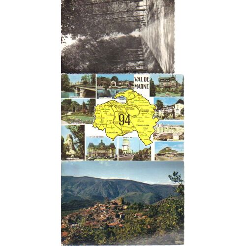 Lot De 3 Cartes Postales De Vadencourt, Val De Marne Et Vernet Les Bains *