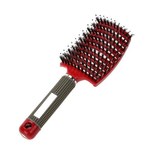 Brosse À Cheveux En Nylon Pour Femmes, Peigne De Massage, Pour Cheveux Humides Et Bouclés, Pour Salon De Coiffure, Outils De Coiffure