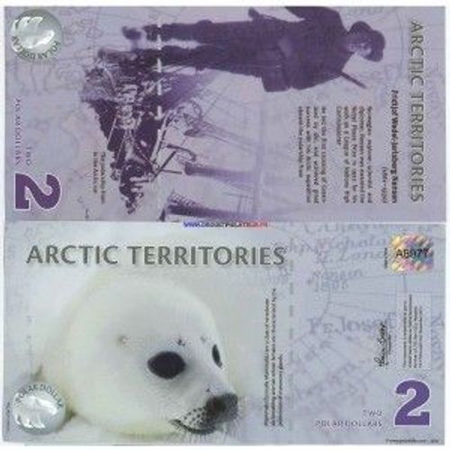 Billet De Collection Arctique - Pk N° 9999 - Billet De 2 Dollars Polaires