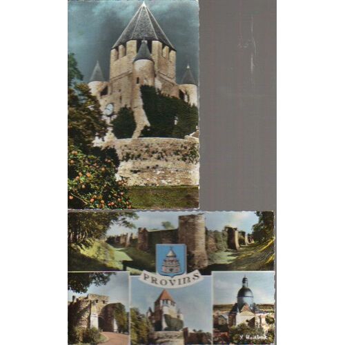 Lot De 2 Cartes Postales Semi-Modernes De Provins (Seine Et Marne) *