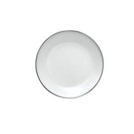 Degrenne - Galon Platine Assiette Creuse 19 Cm - Blanc