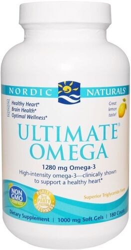 Ultimate Omega 1280 Mg Citron 180 Capsules 