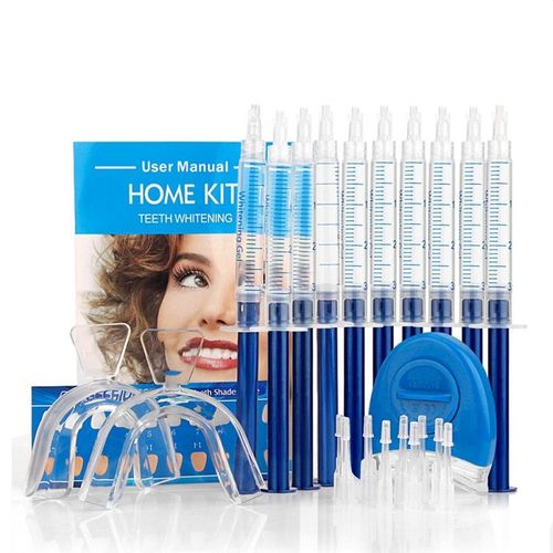 Kit De Blanchiment Dentaire Avec 44% De Peroxyde, 10/6/4/3 Pièces, Nouveau Équipement Dentaire, Système Buccal The Whole Set Blanc