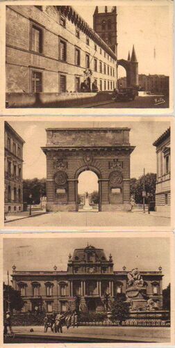Lot De 2 Cartes Postales Anciennes De Montpellier (Herault) *