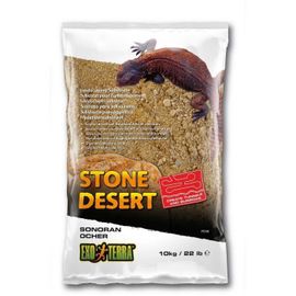 Exo Terra Substrat Désert De Pierres Sonora Ocher 10kg - Pour Reptiles