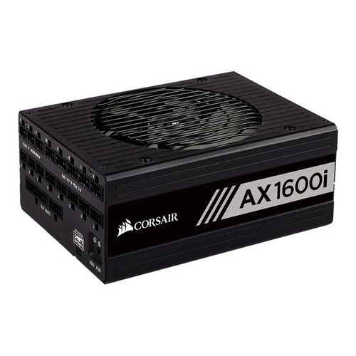 CORSAIR AX1600i - Alimentation électrique (interne) - ATX12V 2.4/ EPS12V 2.92 - 80 PLUS Titanium - CA 100-240 V - 1600 Watt - Europe