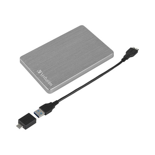 Verbatim Store 'n' Go Slim - Disque dur - 2 To - externe (portable) - USB 3.2 Gen 1 - gris sidéral
