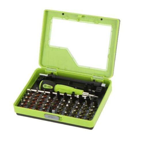HUIJIAQI Outil de reparation A main Dumaguete NO.8921 53 pieces en 1 Ensemble de tournevis de precision multifonction pour Mobile
