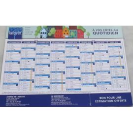 Lot De 2 Calendriers Publicitaires Laforêt Immobilier - Allant De Septembre 2015 À Décembre 2016 - 21x15cm - Même Modèle