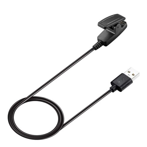 Meilleures offres montre intelligente pince de charge USB câble chargeur Portable câble de données pour Garmin Vivomove HR/approche S20/ Forerunner 735 - Black - SJX0309C01055