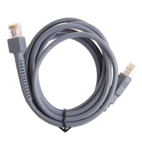 Scanner de codes-barres avec symbole de 2M, câble USB LS1203 LS2208 LS4208 LS3008 CBA-U01-S07ZAR