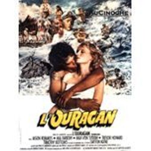 L' Ouragan - Jan Troell - Mia Farrow - Jason Robards - Max Von Sydow - Affiche De Cinéma Pliée 120x160 Cm