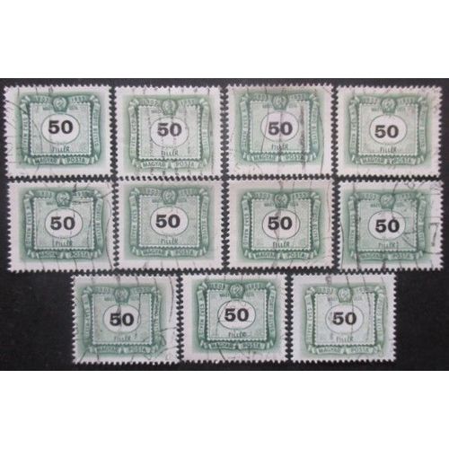 Hongrie Taxe N°209 X 11 Oblitéré