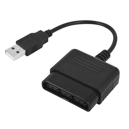 Adaptateur USB pour contrôleur de jeu, câble convertisseur, Accessoires de jeu vidéo, à double choc, pour PS2, Om, PS3, PC