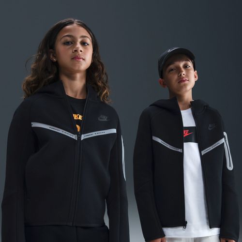 Sweat À Capuche Et Zip Nike Sportswear Tech Fleece Pour Ado (Garçon) - Noir