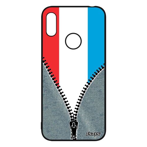 Coque Y6 2019 Silicone Drapeau Luxembourg Luxembourgois Etui Euro Basket Jeans Cover Football Coupe Du Monde Metal Foot Jo De Huawei