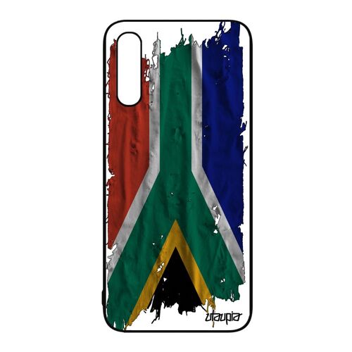 Coque Pour Samsung A50 Silicone Drapeau Afrique Du Sud Africain Smartphone Republique Coupe D'afrique Bumper Jeux Olympiques Galaxy