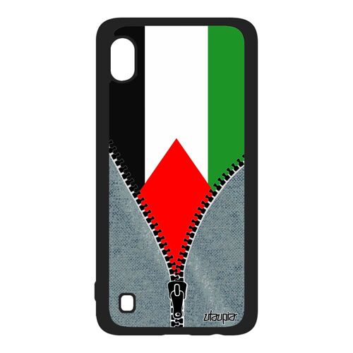 Coque Silicone Samsung Galaxy A10 Drapeau Palestine Palestinien Coupe Du Monde Etui Foot Original Jo Jeux Olympiques Case Basket De