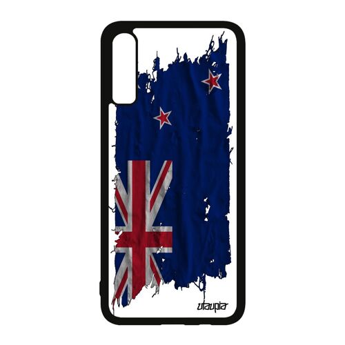 Coque Silicone A70 Drapeau Nouvelle Zelande Neo Zelandais Jo Basket Portable Rugby Cover Football Foot Case Tissu 4g Samsung Galaxy