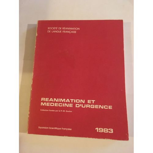 Réanimation Et Médecine D'urgence 1983