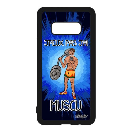 Coque S10e Silicone Humour J'peux Pas J'ai Muscu Antichoc Souple Sport Humour Drole Smartphone Crossfit Bd Telephone Samsung Galaxy