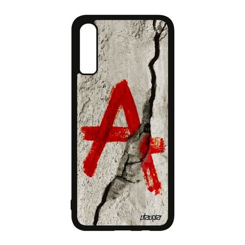 Coque Galaxy A70 Silicone Anarchie De Protection Justice Bumper Metal Graffeur Expression Peinture Mobile Realiste Antichoc Samsung