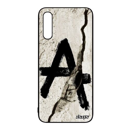 Coque Pour Samsung Galaxy A50 Silicone Anarchie Justice Peinture Idéologie Urbain Homme Realiste Graffiti Metal Revolte Graffeur Mur