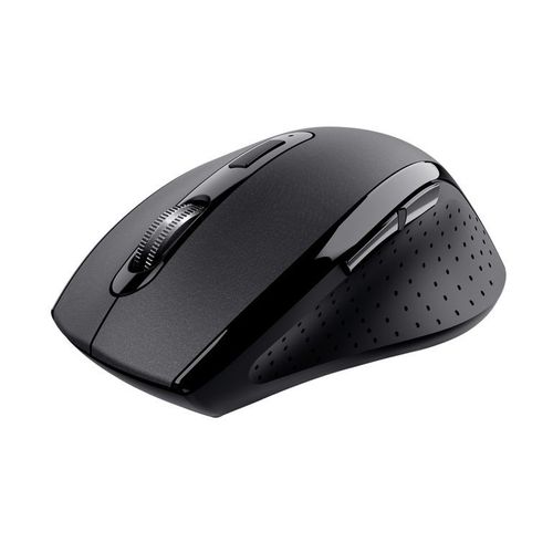 Trust Sura - Souris - comfortable - pour droitiers - optique - 6 boutons - sans fil - 2.4 GHz - récepteur sans fil USB - noir