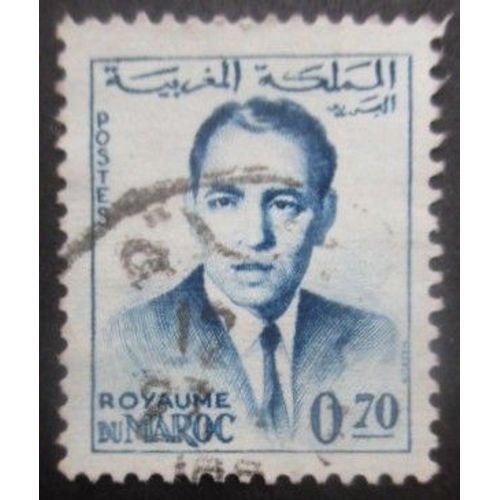 Maroc N°443 Roi Hassan Oblitéré