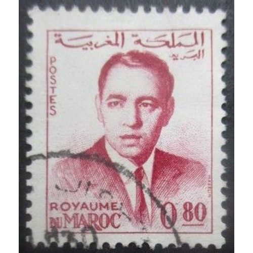 Maroc N°444 Roi Hassan Oblitéré