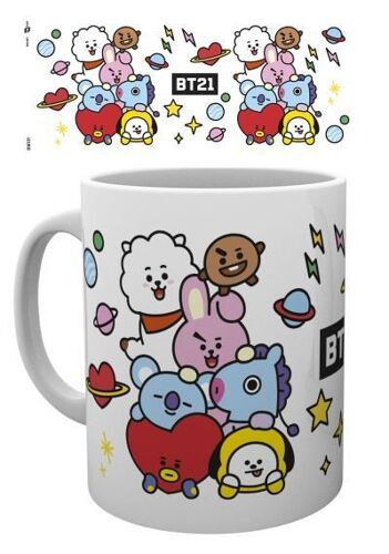 Bt21 Mug - Tata Chimmy Rj Koya Cooky Mang & Shooky
