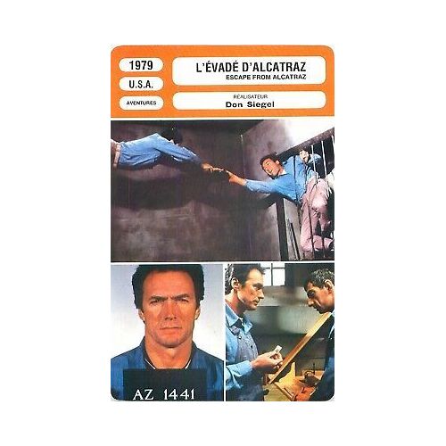 Fiche Monsieur Cinema L'evadé D'alcatraz
