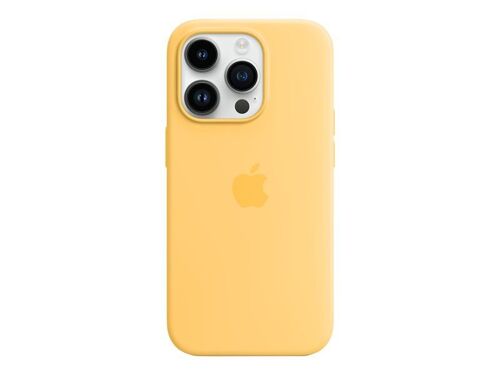 Apple - Coque de protection pour téléphone portable - avec MagSafe - silicone - éclat du soleil - pour iPhone 14 Pro