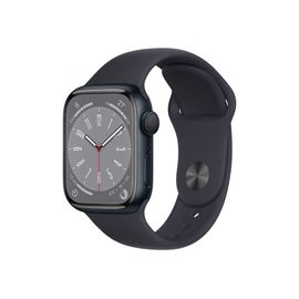 Apple Watch Series 8 (GPS) - Boîtier 41 mm Aluminium Minuit avec Bracelet Sport Minuit