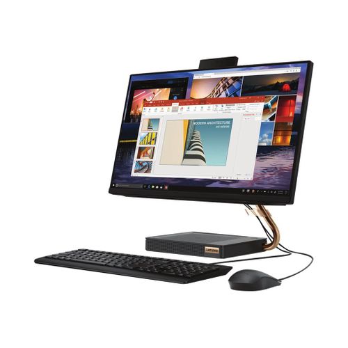 Lenovo IdeaCentre AIO 5 27IMB05 F0FA - Core i5 I5-10400T 2 GHz 16 Go RAM 1.256 To Gris AZERTY
