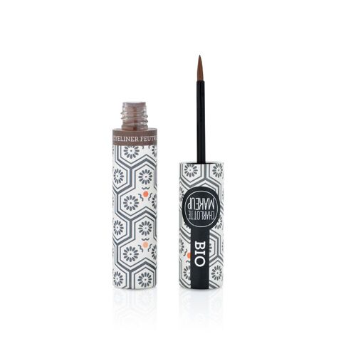 Eye Liner Feutre Brun Bio - Charlotte Bio - Eye Liner 