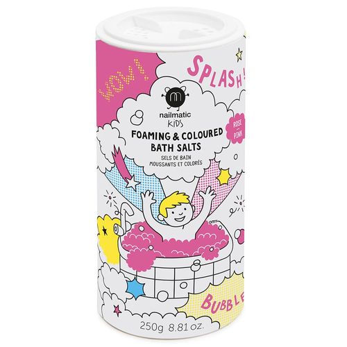 Saliere Sels De Bain Colorants & Moussants - Nailmatic - Sels De Bain Rose 