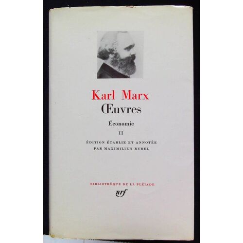 Karl Marx Oeuvres Economie Tome 2
