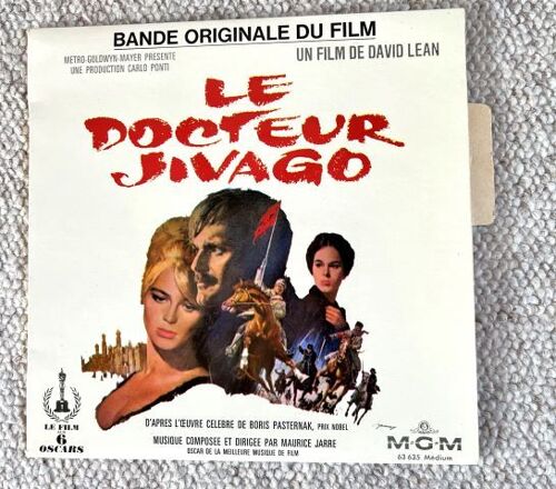 Bande Originale Du Film "Le Docteur Jivago" 45 T Vinyle