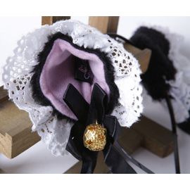Serre Tete Oreille Chat (Pince Barrettte Japonais Déguisement Cosplay Costume)Kawai Émo